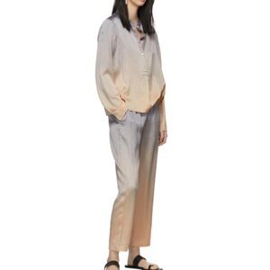 Raquel Allegra Ombre Silk Shirt